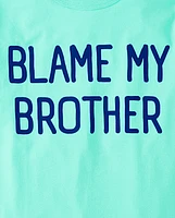 Boys Blame My Brother Graphic Tee