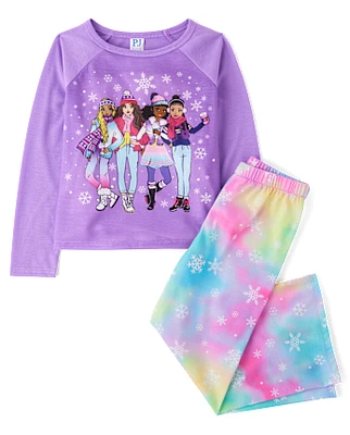 Girls Snow Pajamas