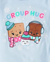 Girls S'mores Snug Fit Cotton Pajamas