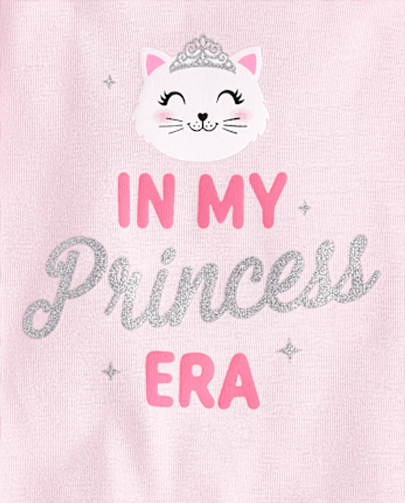 Baby And Toddler Girls Princess Era Snug Fit Cotton Pajamas