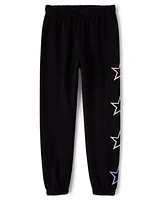 Girls Graphic Fleece Jogger Pants