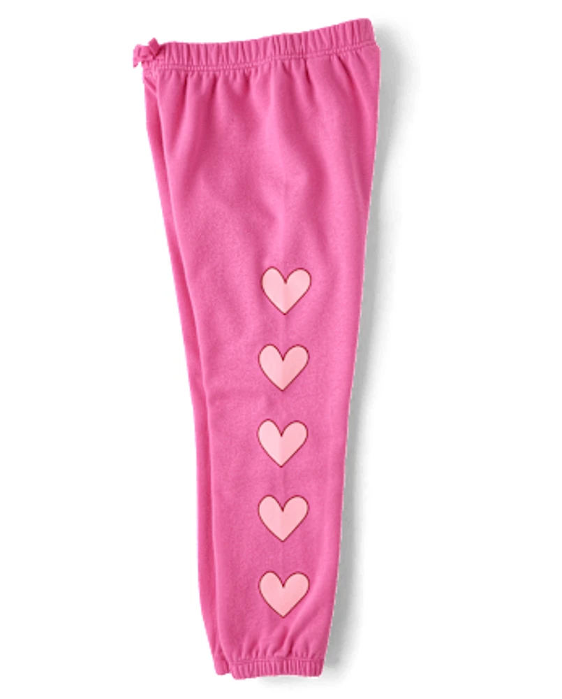 Pantalon de jogging Fille Heart molleton