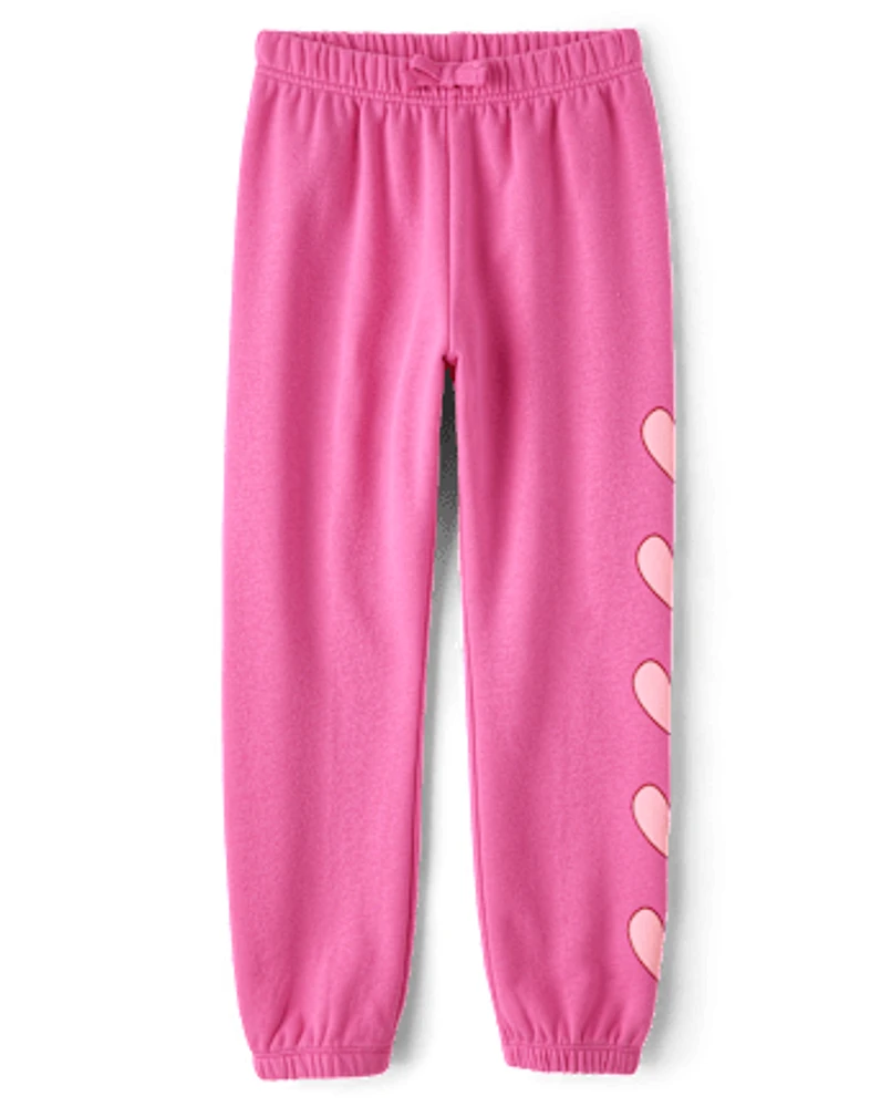 Pantalon de jogging Fille Heart molleton