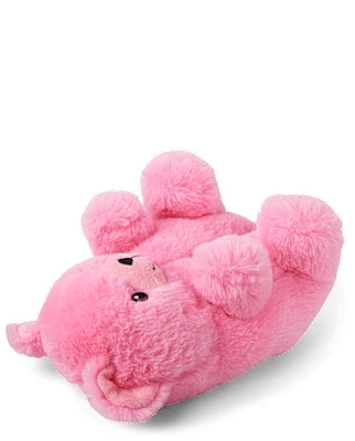 Toddler Girls Bear Slippers