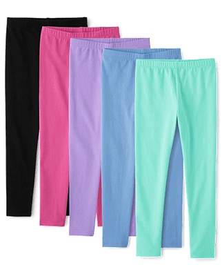 Lot de 5 Leggings pour fille