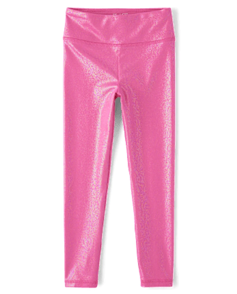 Girls High Shine Rise Leggings