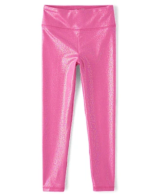 Girls High Shine Rise Leggings