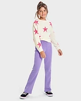 Girls Velboa Flare Pants