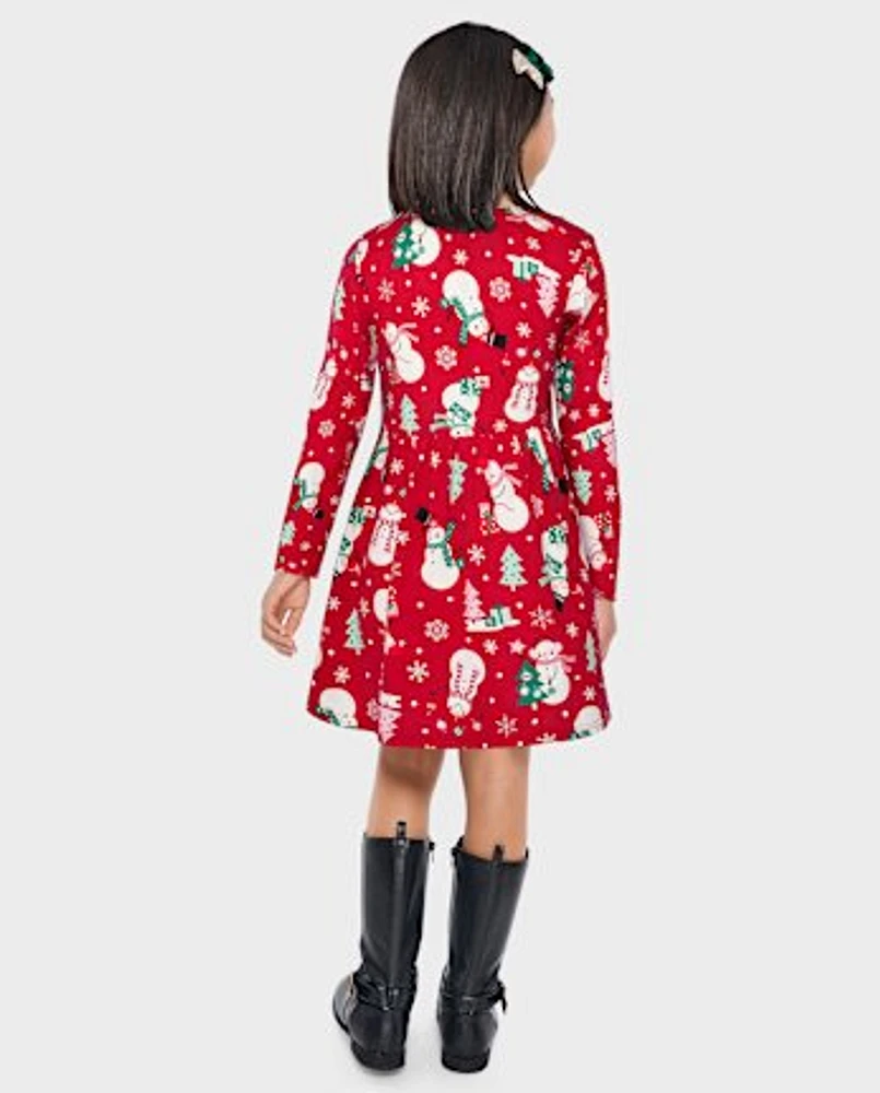 Girls Print Everyday Dress