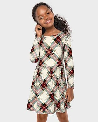 Girls Print Everyday Dress