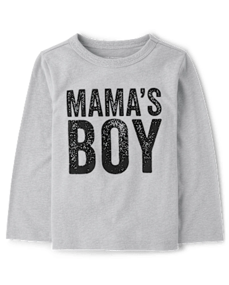 Baby And Toddler Boys Mama's Boy Graphic Tee