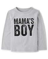 Baby And Toddler Boys Mama's Boy Graphic Tee