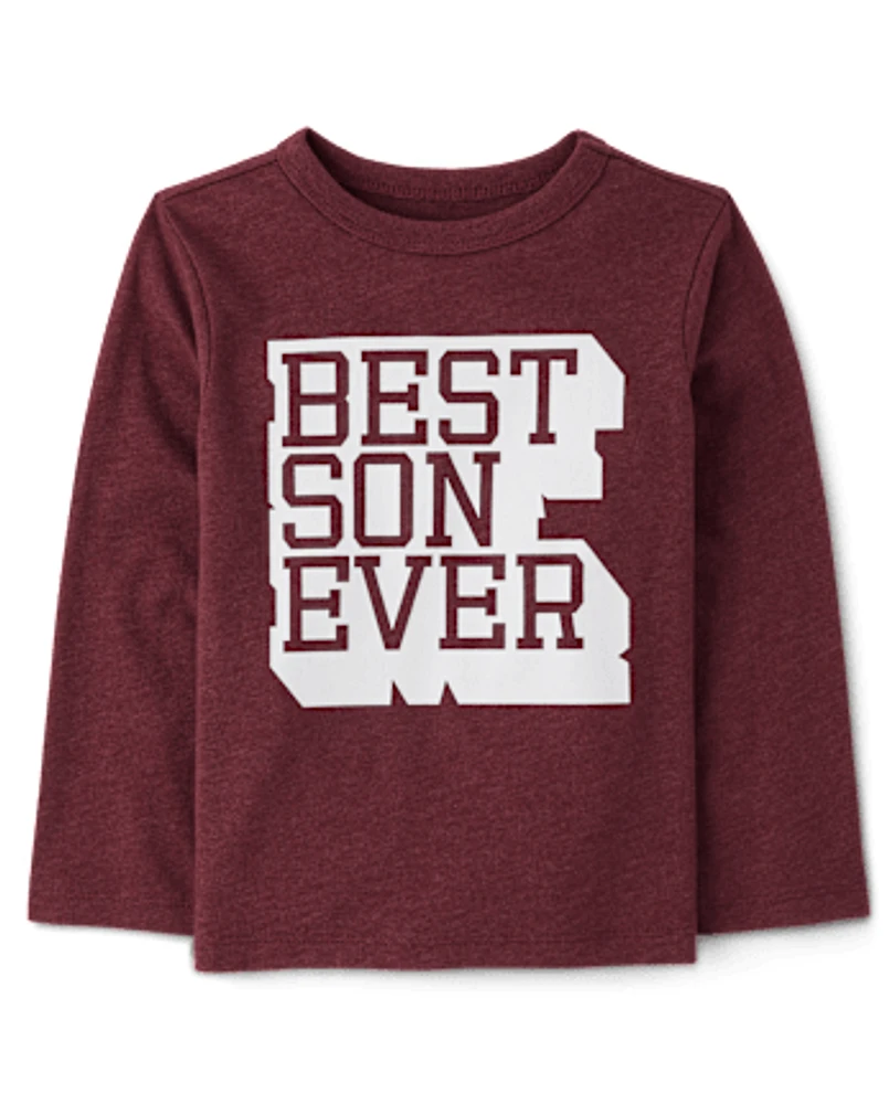 Baby And Toddler Boys Best Son Ever Graphic Tee