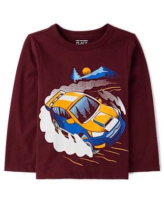 Baby And Toddler Boys Racecar Graphic Tee