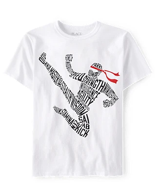 Boys Word Ninja Graphic Tee