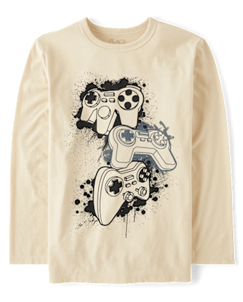 Boys Game Controller Graphic Tee