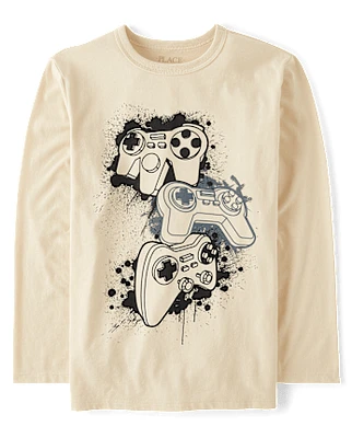 Boys Game Controller Graphic Tee