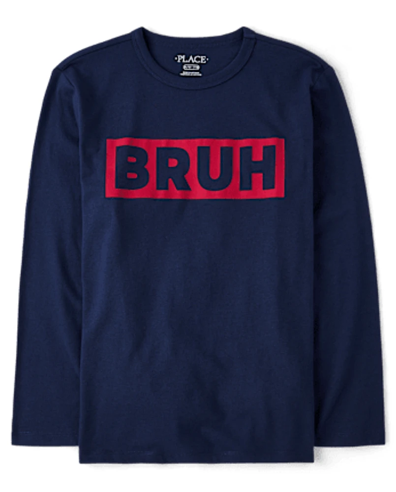 Boys Bruh Graphic Tee