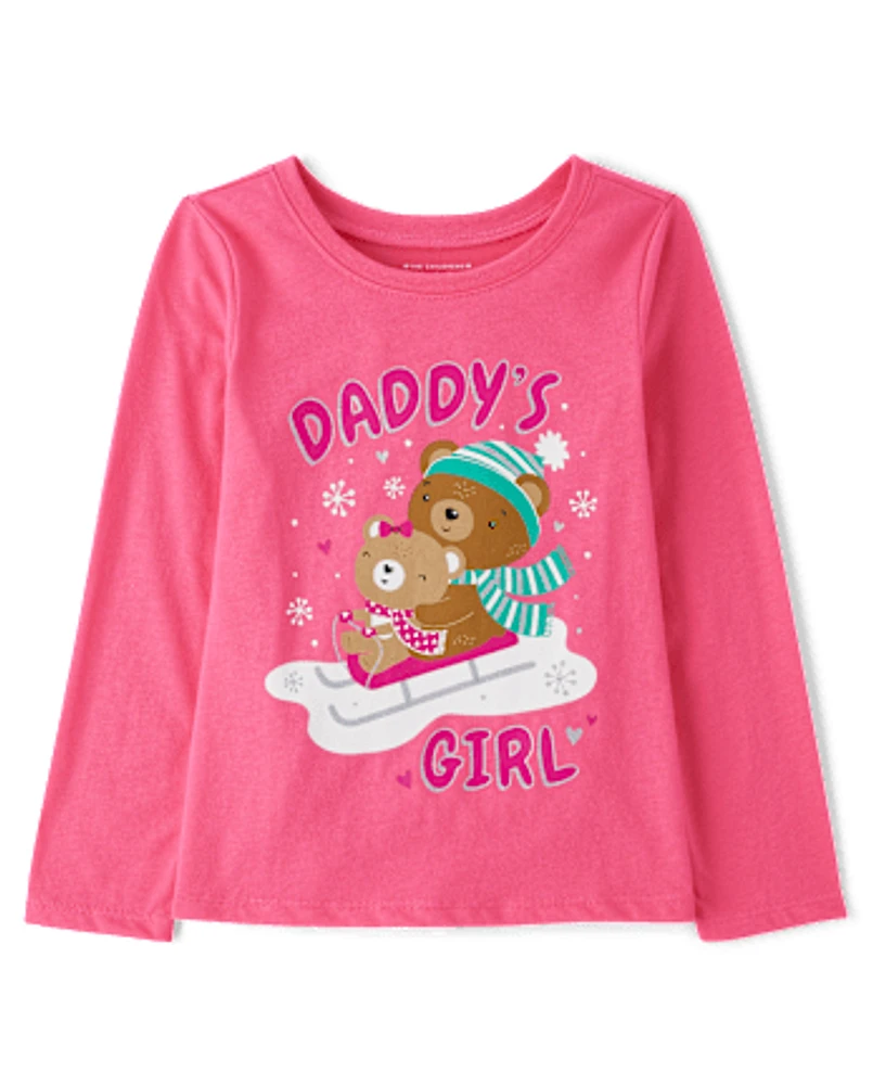 Baby And Toddler Girls Daddy's Girl Graphic Tee