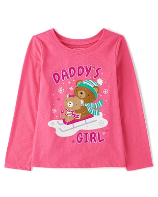 Baby And Toddler Girls Daddy's Girl Graphic Tee