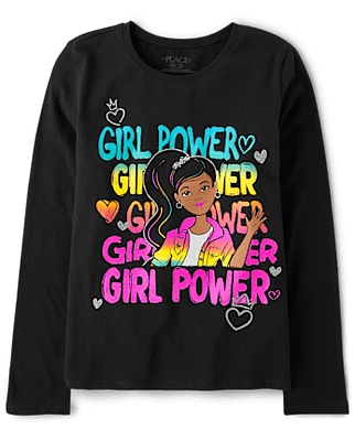 Girls Girl Power Graphic Tee