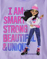 Girls Strong Girl Graphic Tee