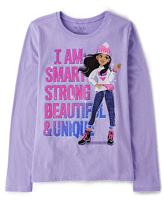 Girls Strong Girl Graphic Tee