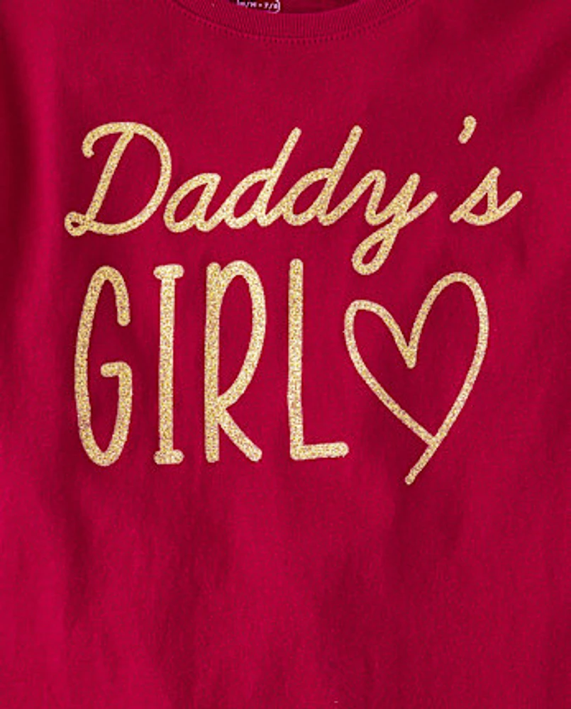 Girls Daddy's Girl Graphic Tee