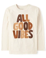 Boys Good Vibes Graphic Tee