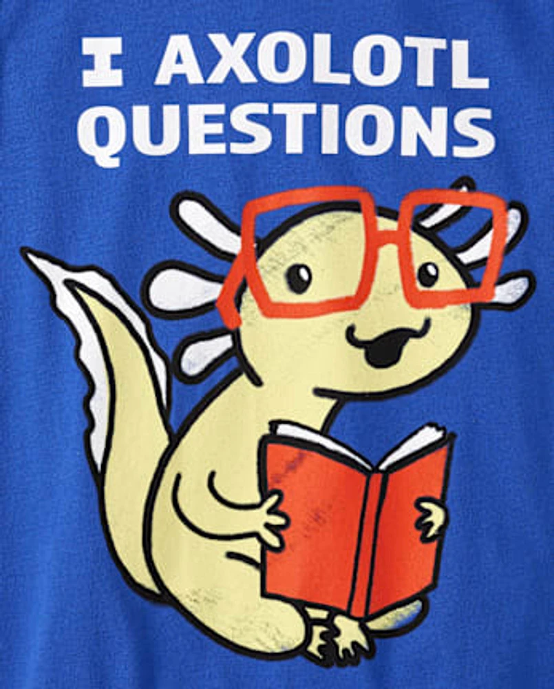 Boys Axolotl Graphic Tee