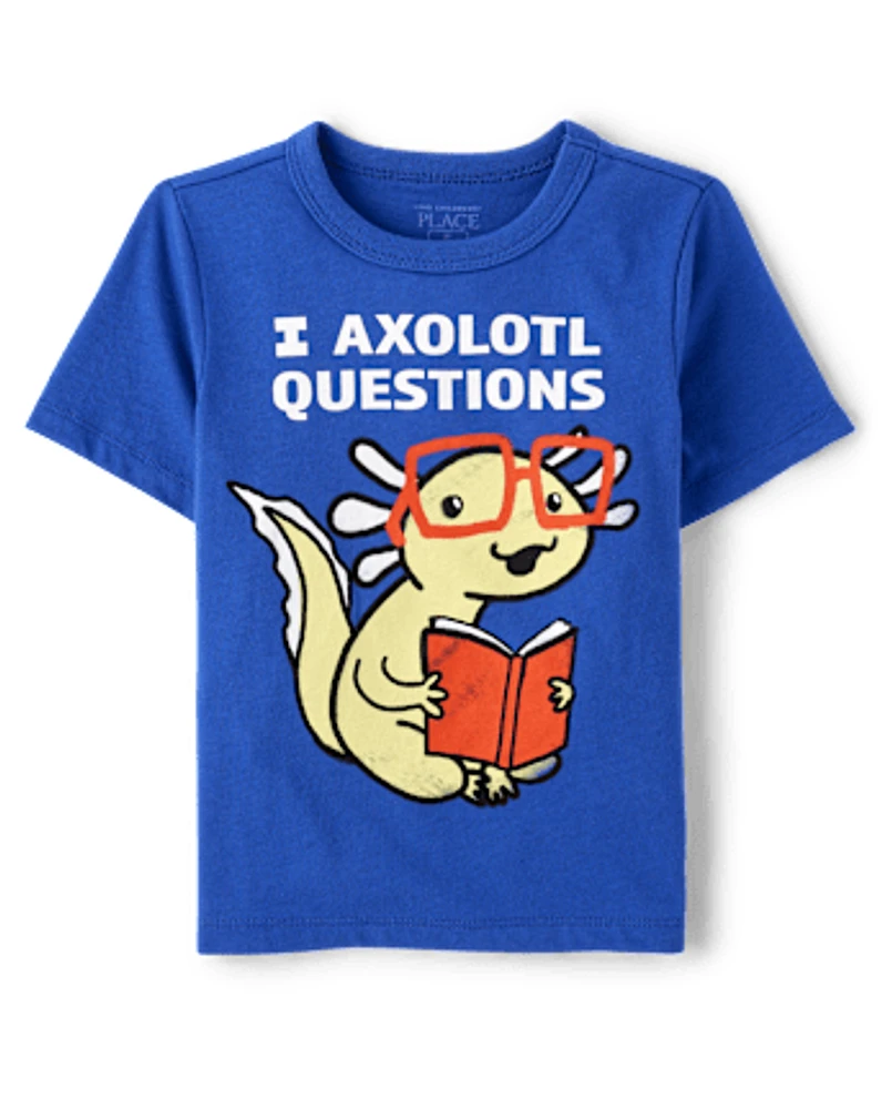 Baby And Toddler Boys Axolotl Graphic Tee