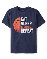 Boys Basketball Graphic Tee