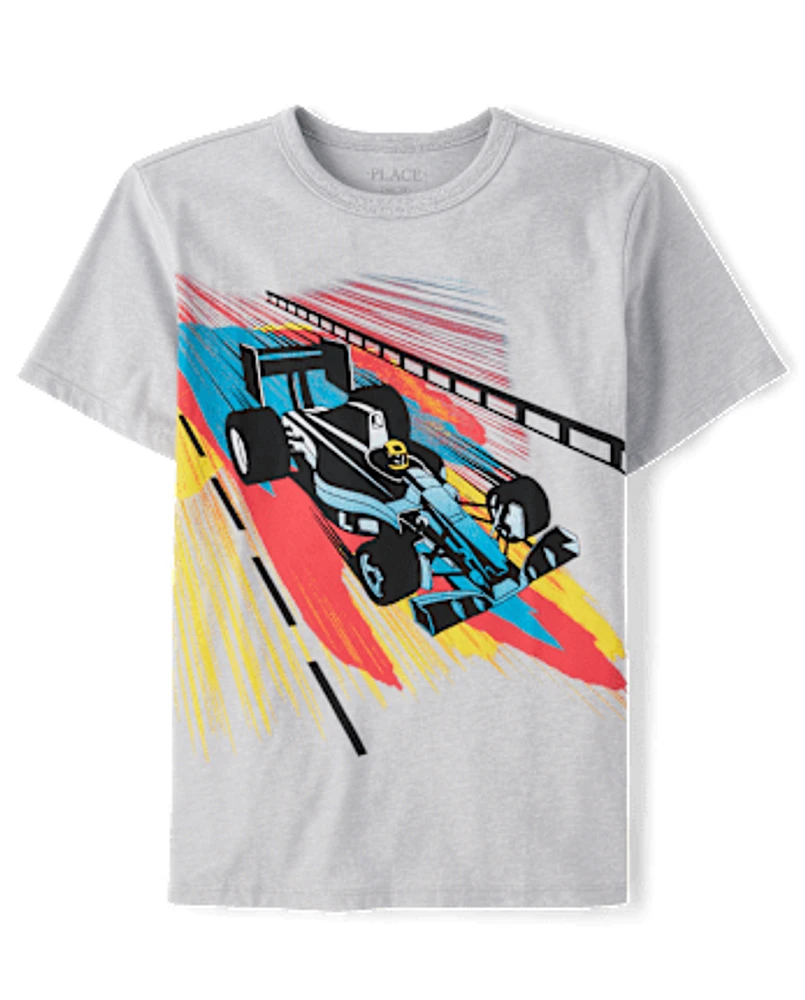 Boys Racecar Graphic Tee