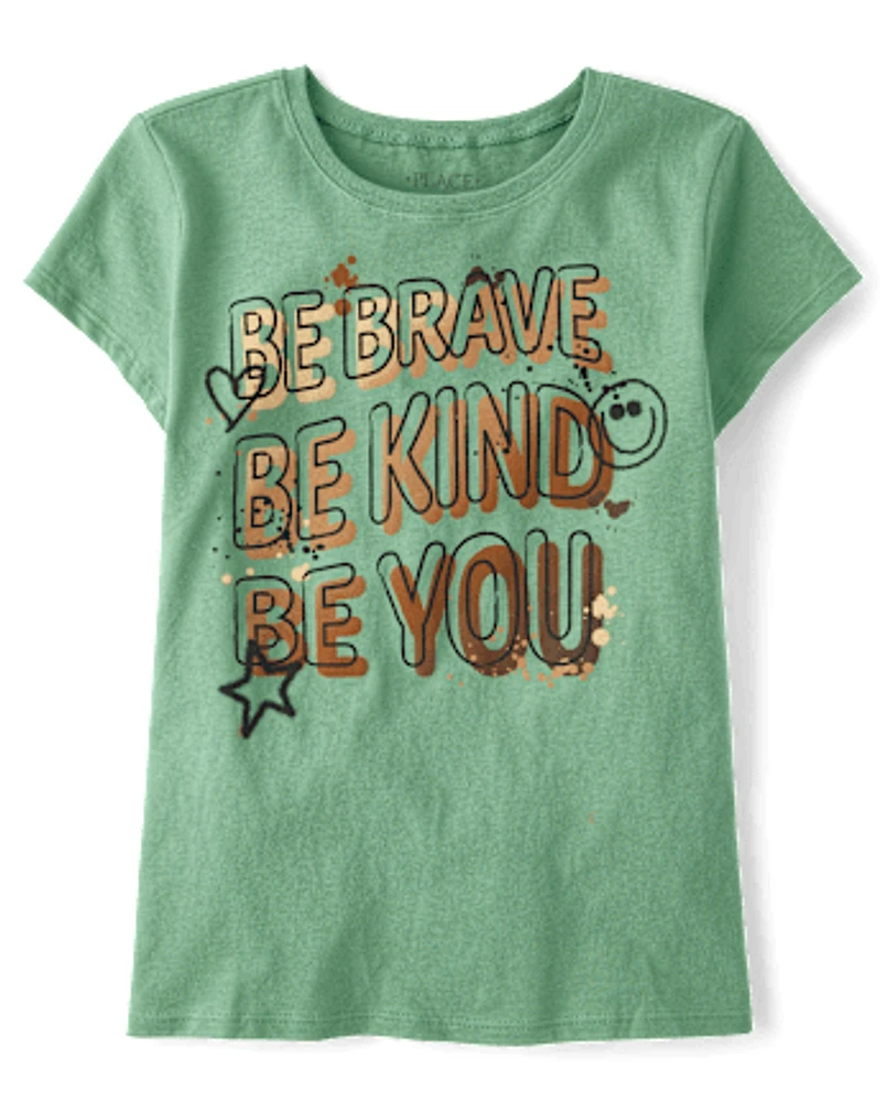 Girls Be Brave Graphic Tee