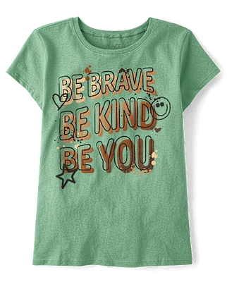 Girls Be Brave Graphic Tee