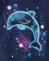 Girls Dolphin Graphic Tee