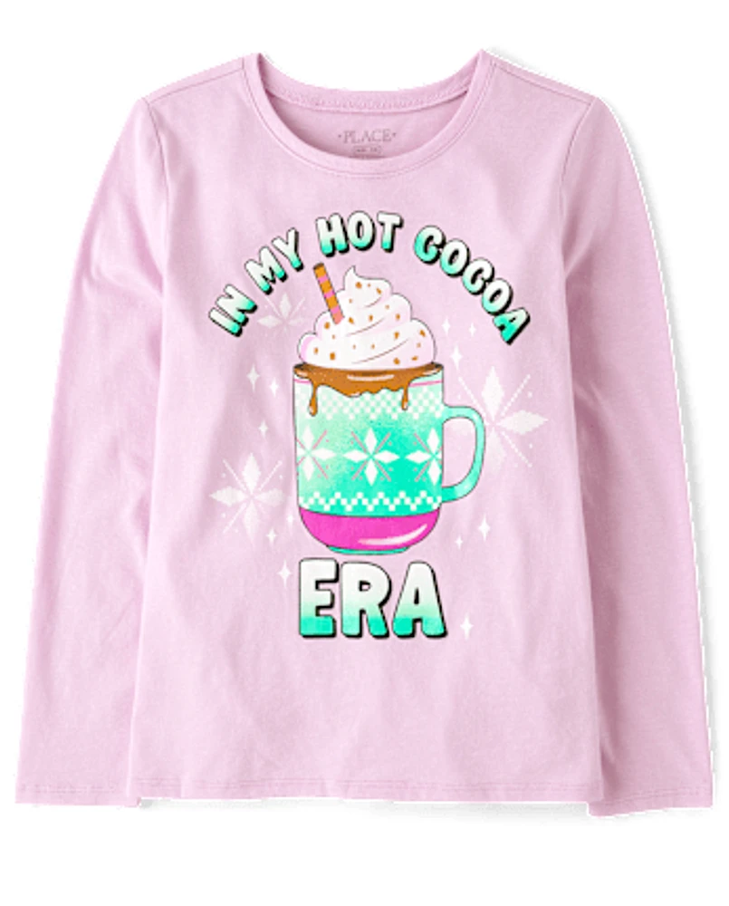 Girls Hot Cocoa Era Graphic Tee