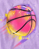 Girls Basketball Graphic Tee