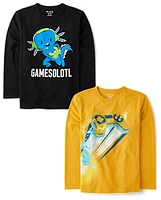 Boys Gamer Graphic Tee 2-Pack