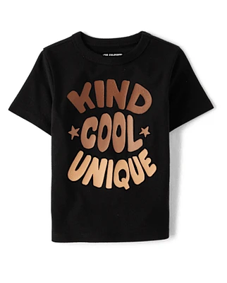 Baby And Toddler Boys Kind Cool Unique Graphic Tee