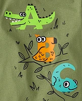 Baby And Toddler Boys ABC Animal Graphic Tee