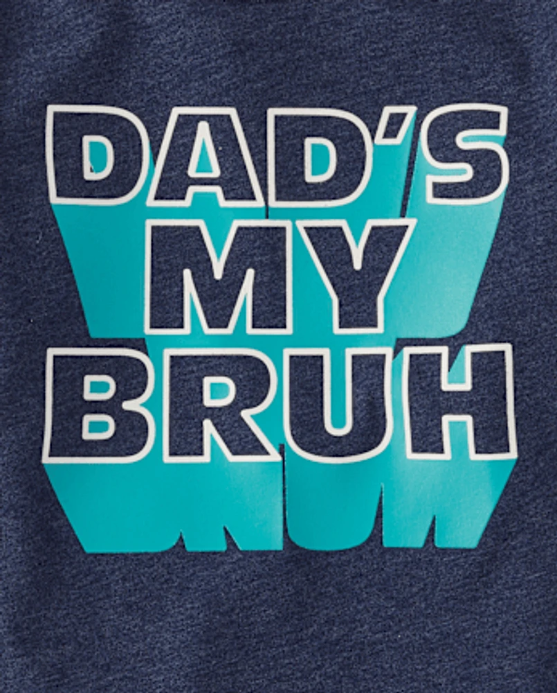 Baby And Toddler Boys Dad Bruh Graphic Tee