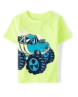 Baby And Toddler Boys Monster Truck Graphic Tee