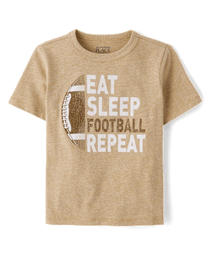 Baby And Toddler Boys Football Graphic Tee