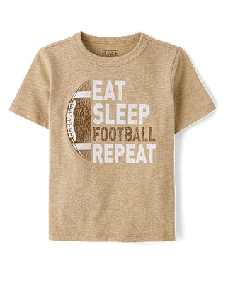 Baby And Toddler Boys Football Graphic Tee