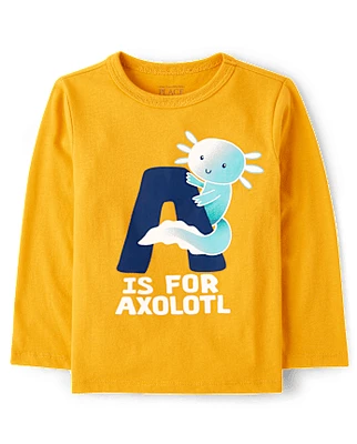 Baby And Toddler Boys Axolotl Graphic Tee