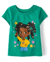 Baby And Toddler Girls Girl Graphic Tee