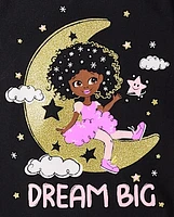 Baby And Toddler Girls Dream Big Graphic Tee