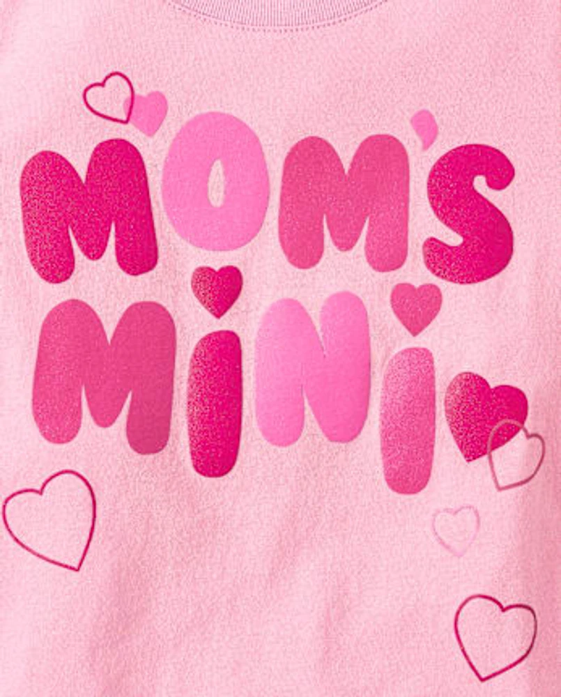 Baby And Toddler Girls Mom's Mini Graphic Tee