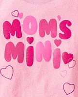 Baby And Toddler Girls Mom's Mini Graphic Tee